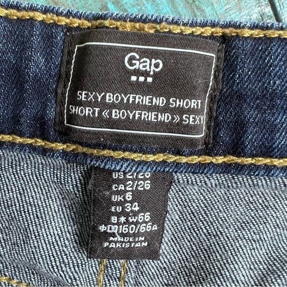 Gap Sexy Boyfriend Short Size 26 - Picture 6 of 9